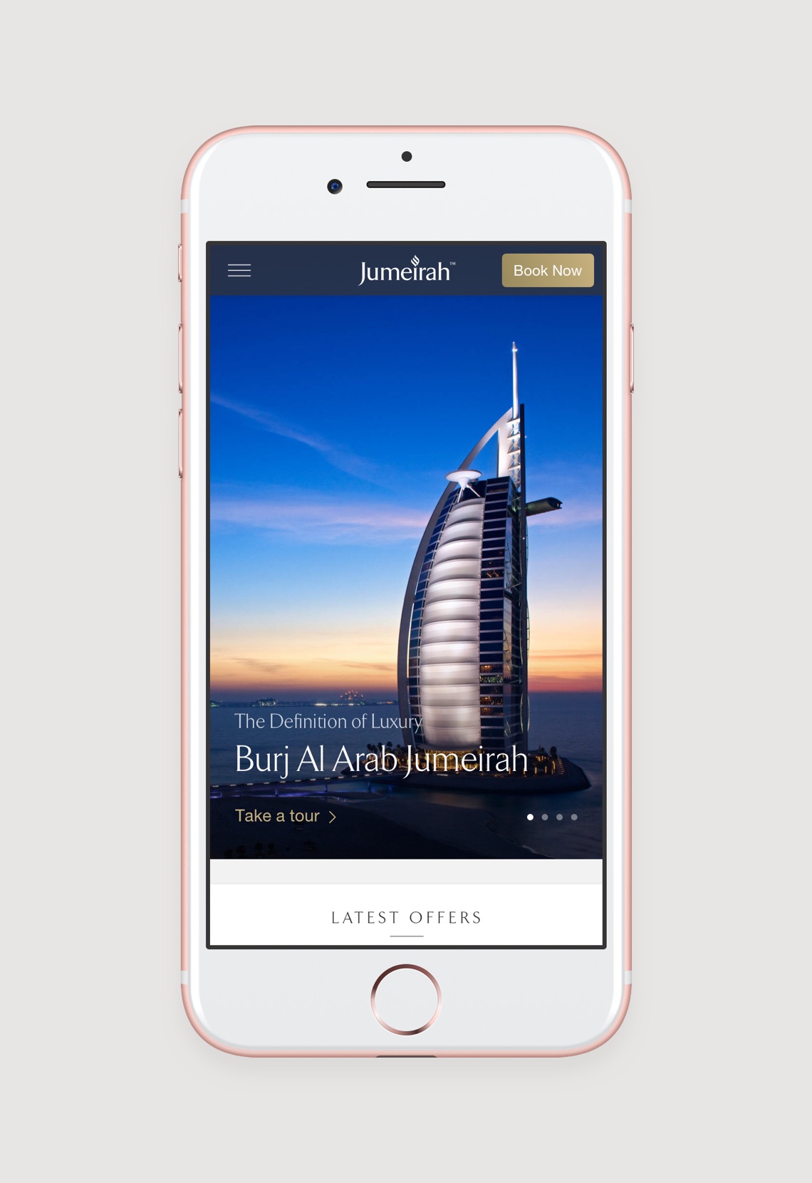 An overhaul to Jumeirah’s mobile website experience